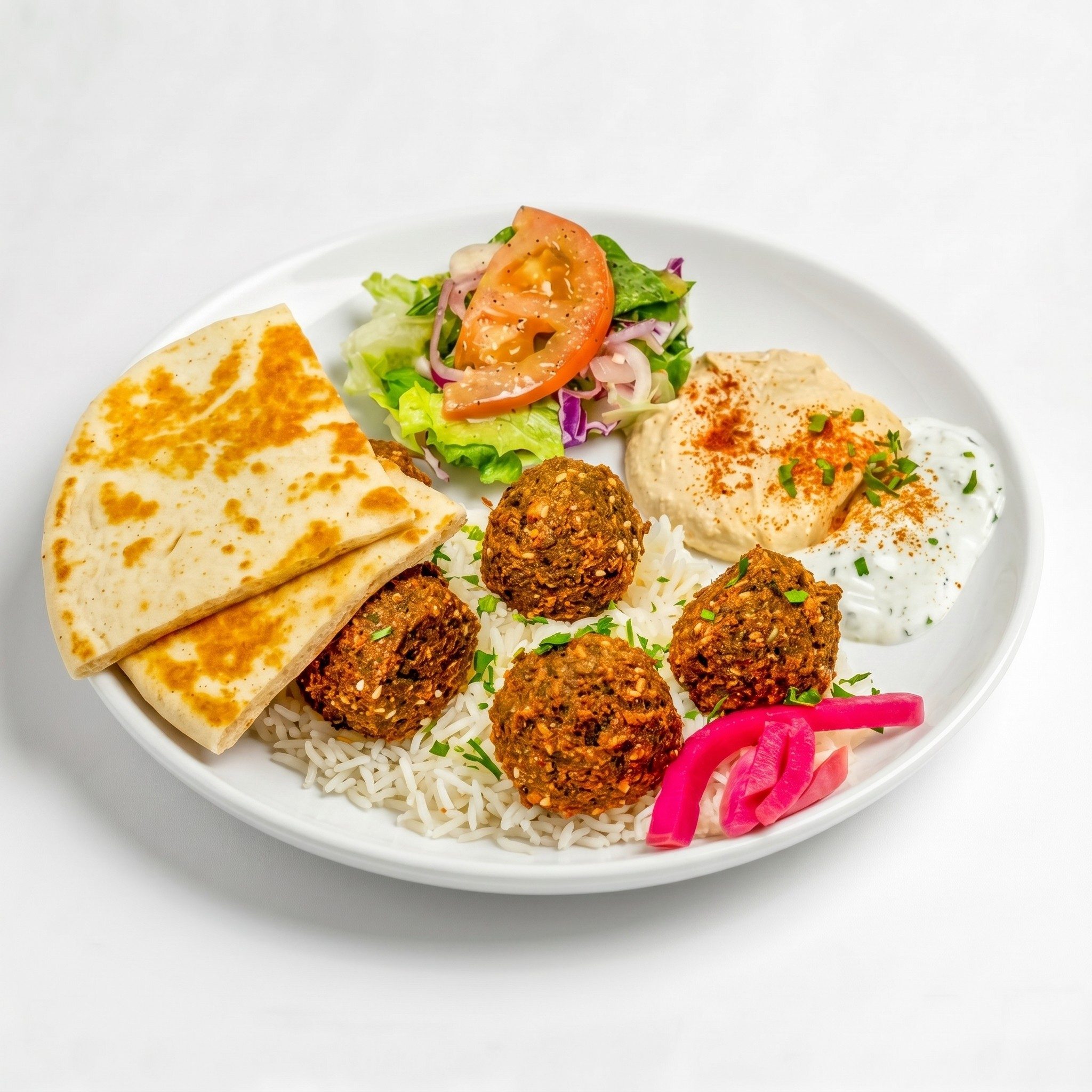 Falafel Plate.