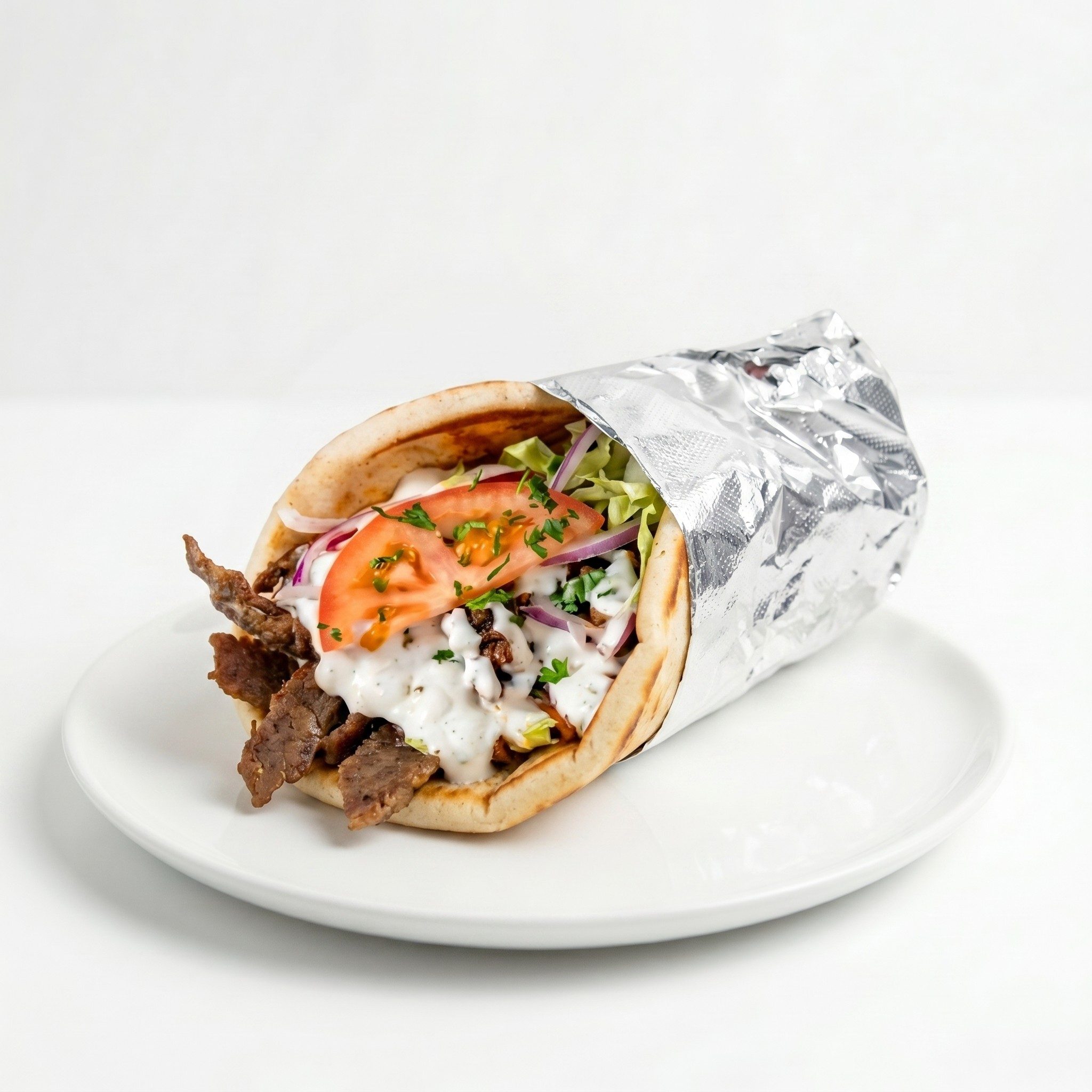 Beef Shawarma Wrap.