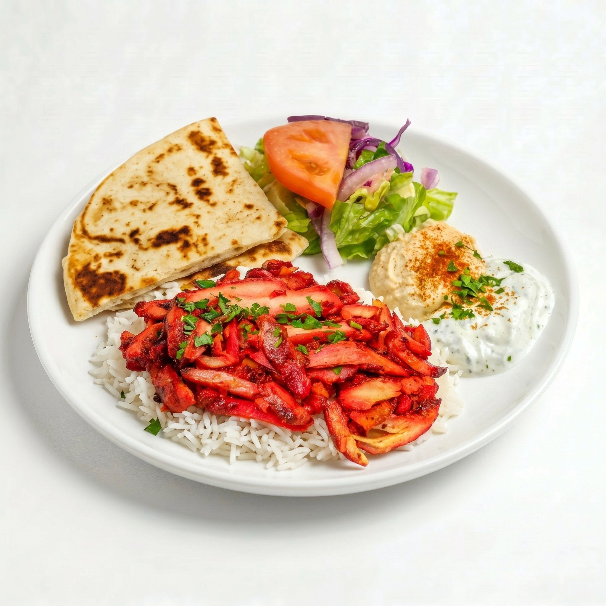Chicken Shawarma Plate.