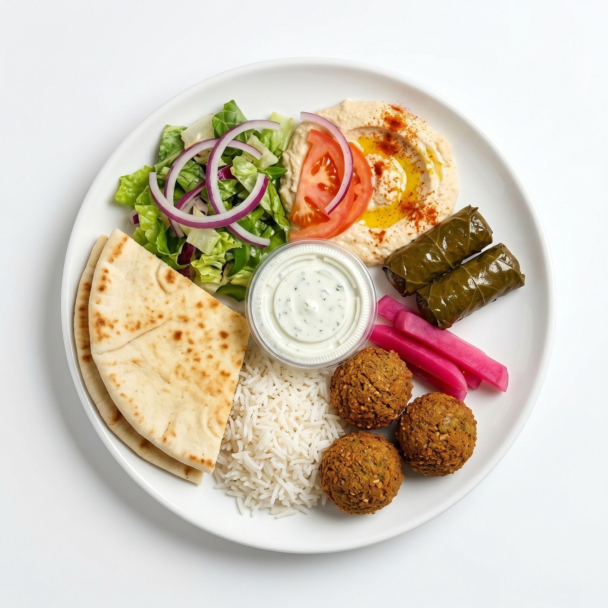 Vegetarian Plate.