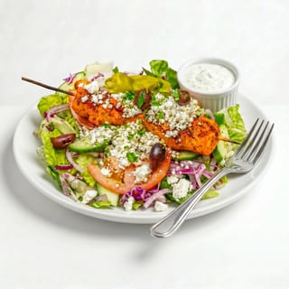 Chicken Kabob Salad